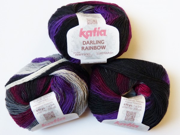 Katia Wolle Darling Rainbow 50g, Fb. 303