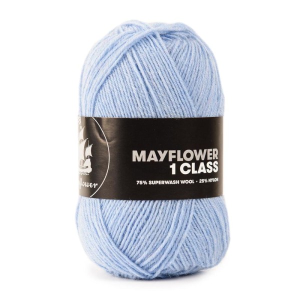 Mayflower Sockenwolle 1 Class 50g, Fb. 12 Meeresblau