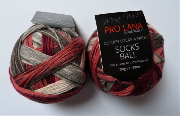 Pro Lana Socks Ball Golden Socks 100g, Fb. 3