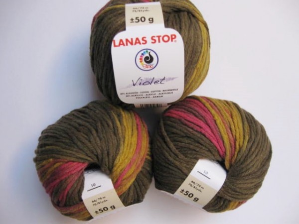 Lanas Stop Wolle Violet 50g, Fb. 295