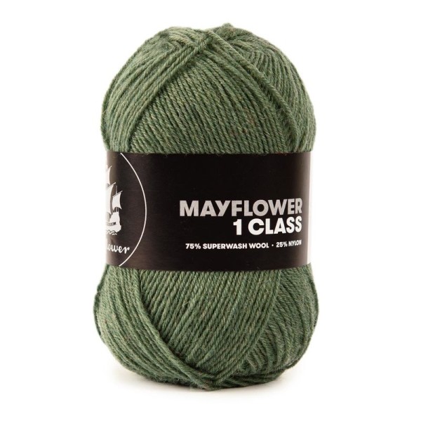 Mayflower Sockenwolle 1 Class 50g, Fb. 26 Drachengrün