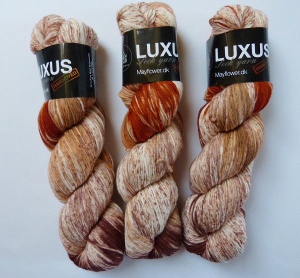 Luxus Sock Yarn 100g, Fb. 5108 Schokolade